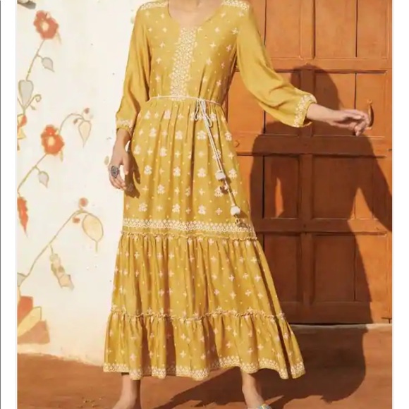 Global Desi Dresses & Skirts - Indian Kurta Boho Maxi Dress